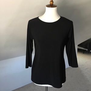 AVAILABLE: Sympli Slinky Black Top